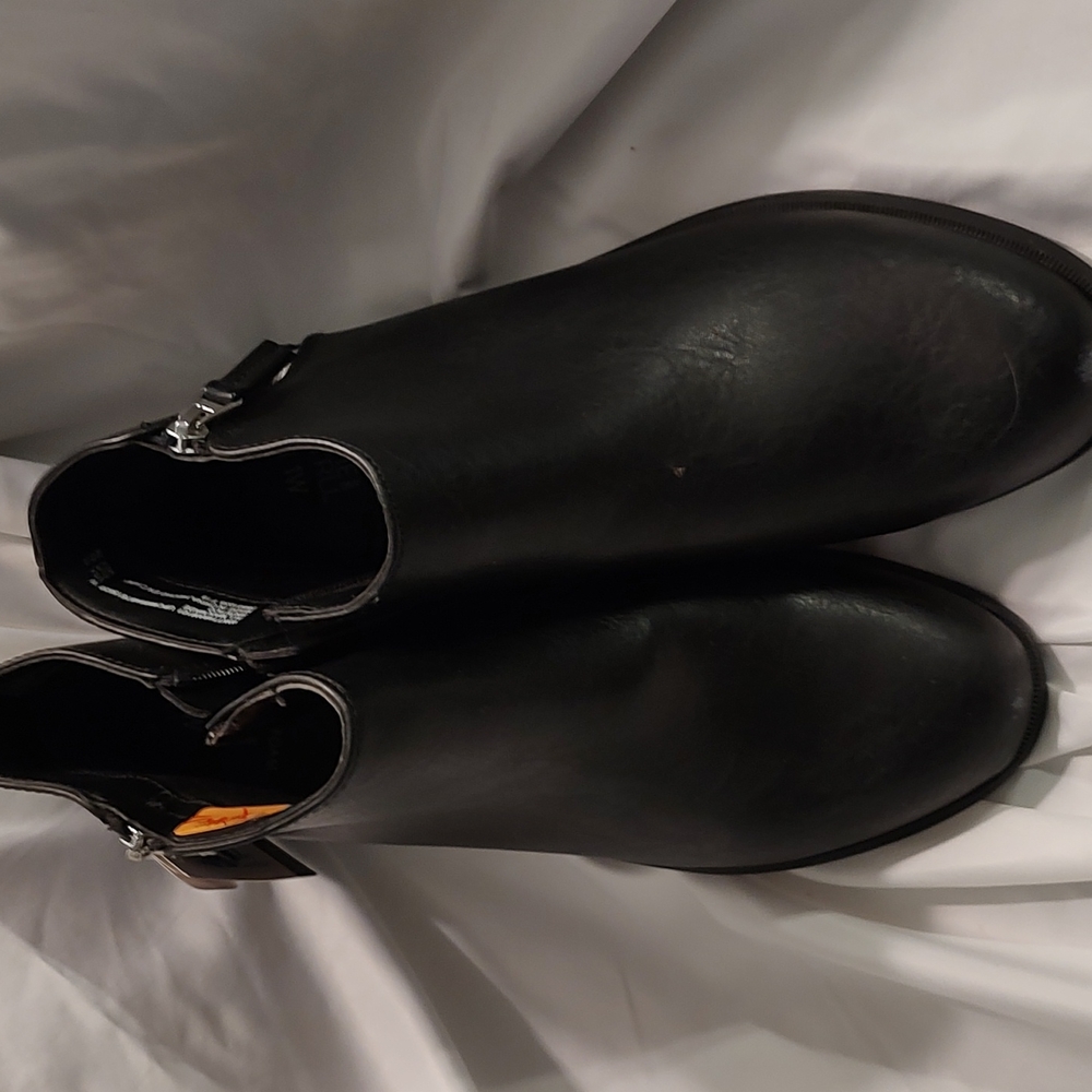 Black ankle boots